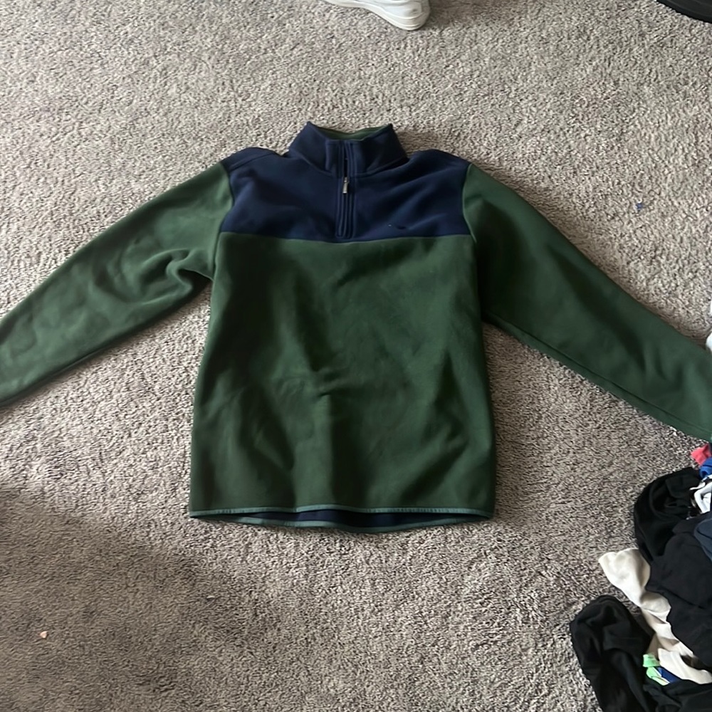 BROOKS BROTHERS SWEATER ; DARK NAVY BLUE ; DARK ARMY GREEN